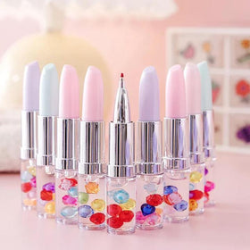 Cute Lipstick Gel Pens 4 Different Colors