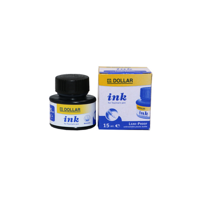 Dollar Fountain Pen Ink Bottle 15ml (1-Piece)