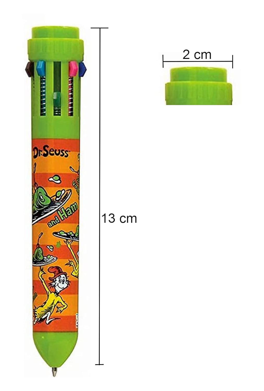 Dr. Seuss Multicolor Ballpoint Pen 10-in-1