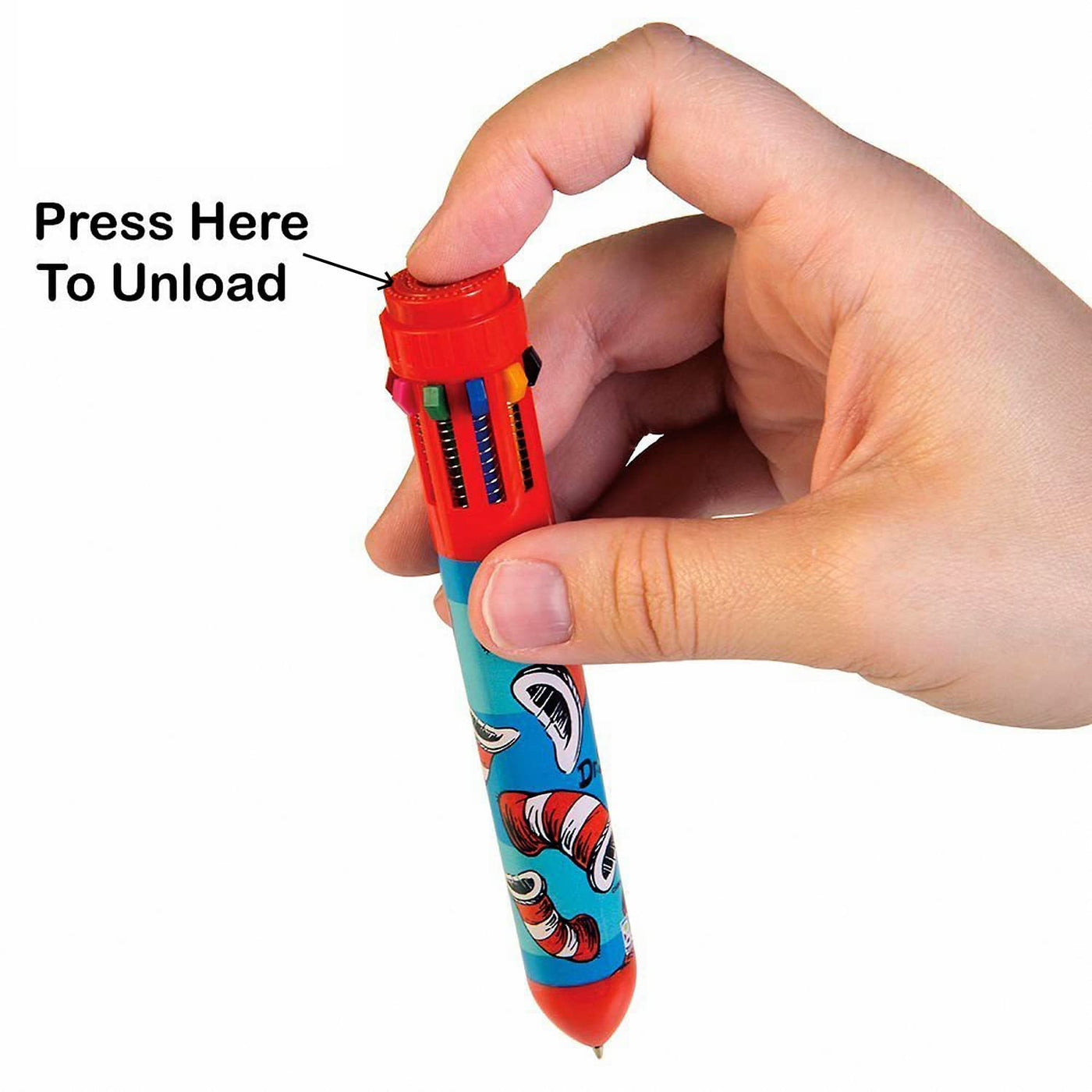 Dr. Seuss Multicolor Ballpoint Pen 10-in-1