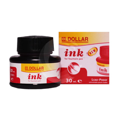 Dollar Fountain Pen Ink Bottle 30ml (1-Piece)