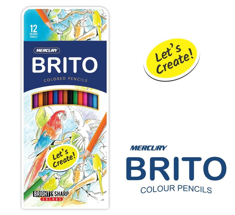 Mercury BRITO Colore Pencils Large 12-Color