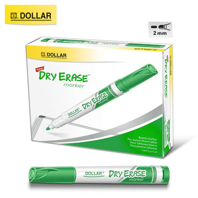 Dollar Dry Erase Whiteboard Marker 2MM - DE 2 - 12-Pcs