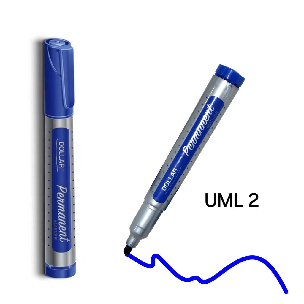 Dollar Permanent Marker 2MM - UML2 & UML5 - 12-Pcs