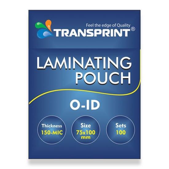 Transprint Laminating Pouch O-ID 150-MIC - 75x100mm - 100 Pcs