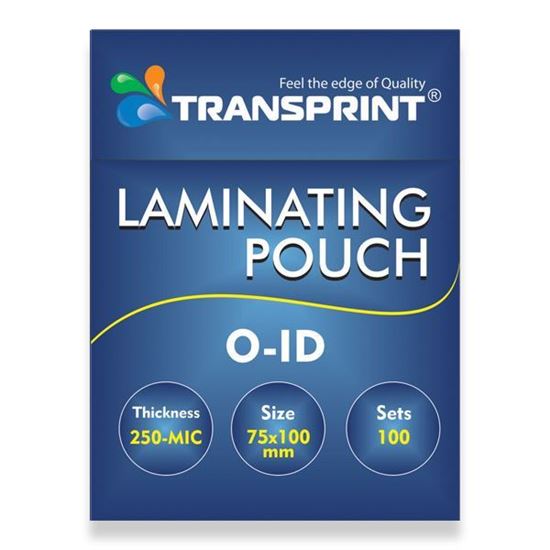 Transprint Laminating Pouch O-ID 250-MIC - 75x100mm - 100 Pcs