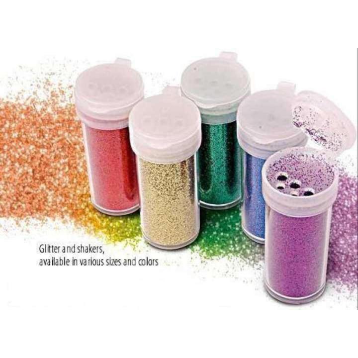 Danny Glitters Buddy Art & Craft Decoration Glitters - 48 Pcs