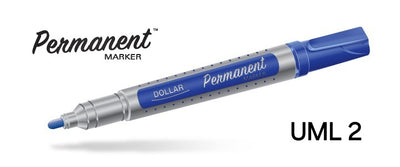 Dollar Permanent Marker 2MM - UML2 & UML5 - 12-Pcs