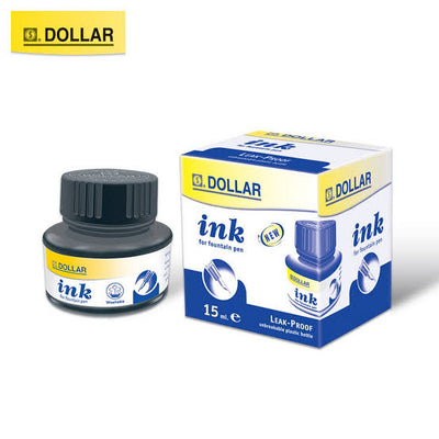 Dollar Fountain Pen Ink Bottle 15ml (1-Piece)