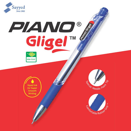 Piano Gligel Gel Pen 10-Pcs