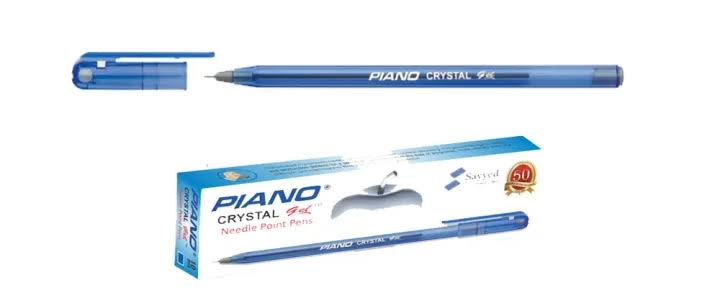 Piano Crystal Gel Pen 10-Pcs