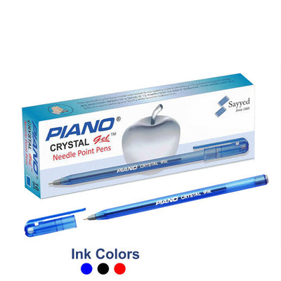 Piano Crystal Gel Pen 10-Pcs