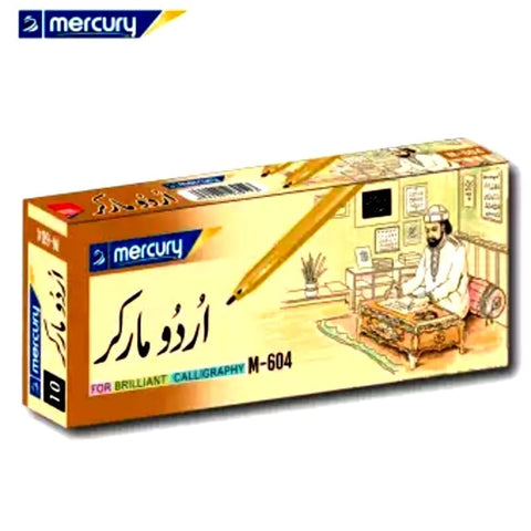 Mercury Urdu Cut Marker Calligraphy Marker 10-Pcs