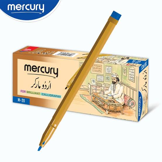 Mercury Urdu Cut Marker Calligraphy Marker 10-Pcs